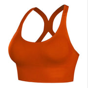 Solid Color Sexy Fashion Sports Bras Breathable Wire free Padded Bra